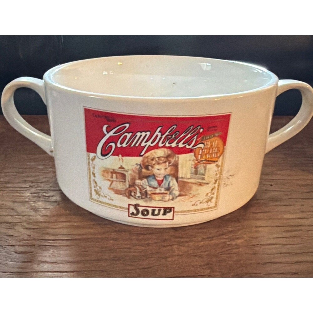 Campbells Large 2 Handle Soup Mug